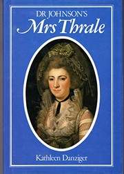 Cover of Dr. Johnson's Mrs. Thrale by Kathleen Danziger