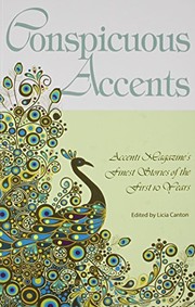 Cover of Conspicuous accents by Licia Canton