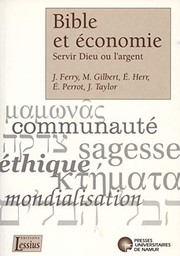 Front cover of Bible et économie by Françoise Mies