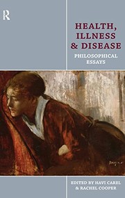Front cover of Health, Illness and Disease by Havi Carel