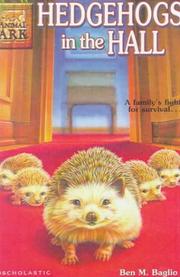 Front cover of Hedgehogs in the Hall by Ben M. Baglio