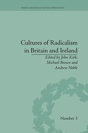 Front cover of Cultures of Radicalism in Britain and Ireland by Michael Brown