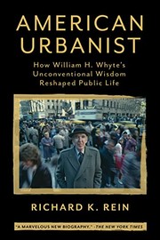 Front cover of American Urbanist by Richard K. Rein