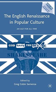 Front cover of Engaging the English Renaissance through popular culture by Gregory M. Colón Semenza