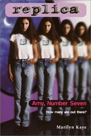 Front cover of Amy, Number Seven (Replica) by Marilyn Kaye