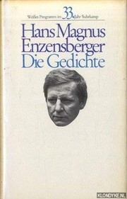 Front cover of Poems by Hans Magnus Enzensberger
