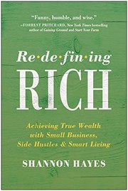 Cover of Redefining Rich by Shannon Hayes