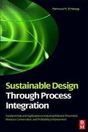 Cover of Sustainable design through process integration by Mahmoud M. El-Halwagi