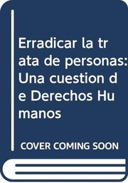 Front cover of Erradicar la Trata de Personas by Ascensión Lucea Sáenz