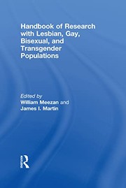 Cover of Handbook of research with lesbian, gay, bisexual, and transgender populations by William Meezan