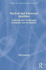 Front cover of Bisexual and Pansexual Identities by Nikki Hayfield