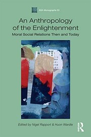 Front cover of Anthropology of the Enlightenment by Huon Wardle
