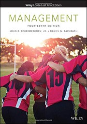 Cover of Management by John R. Schermerhorn