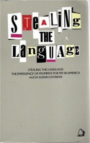 Cover of Stealing the language by Alicia Ostriker