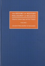 Front cover of The history of western philosophy of religion by Graham Oppy