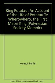 Front cover of King Potatau by Pei Te Hurinui Jones