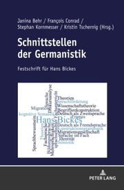 Front cover of Schnittstellen der Germanistik by Janina Behr