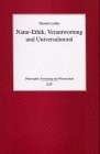 Cover of Natur-Ethik: Verantwortung und Universalmoral by Theodor Leiber