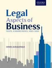 Front cover of Legal Aspects of Business by Daniel Albuquerque