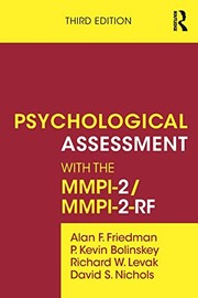 Cover of Psychological Assessment with the MMPI-2 / MMPI-2-RF by Alan F. Friedman