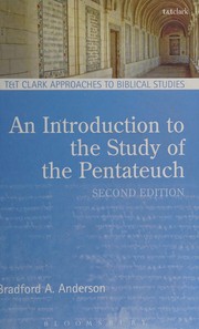 Front cover of Introduction to the Study of the Pentateuch by Paula Gooder