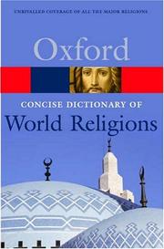 Front cover of The concise Oxford dictionary of world religions by John Westerdale Bowker