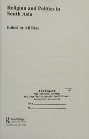 Front cover of Religion and politics in South Asia by Ali Riaz