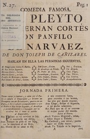 Cover of El pleyto de Hernán Cortés con Pánfilo de Narváez by José de Cañizares