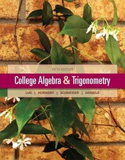 Front cover of College algebra and trigonometry by Margaret L. Lial