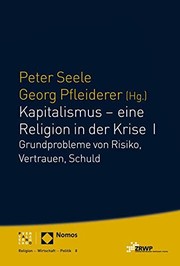 Front cover of Kapitalismus - eine Religion in der Krise I by Georg Pfleiderer
