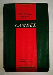 Cover of CAMDEX by Roth, Martin