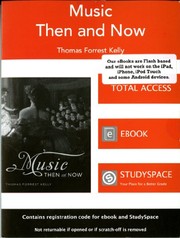 Front cover of Music then and now by Thomas Forrest Kelly