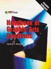 Front cover of Handbook of graphic arts equations by Manfred H. Breede