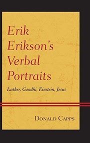 Front cover of Erik Erikson's Verbal Portraits by Donald Capps