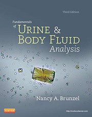 Front cover of Fundamentals of urine & body fluid analysis by Nancy A. Brunzel