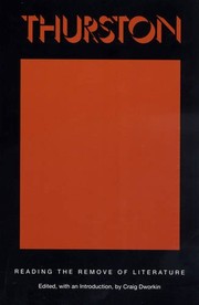 Front cover of Reading the remove of literature by Nick Thurston