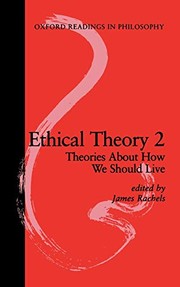 Cover of Ethical theory by James Rachels