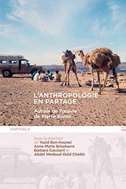 Front cover of L'anthropologie en partage by Pierre Bonte