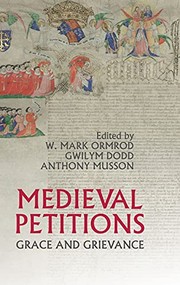 Cover of Medieval petitions by W. M. Ormrod