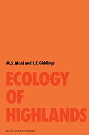 Front cover of Ecology of highlands by M. S. Mani