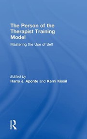 Front cover of Person of the Therapist Training Model by Harry J. Aponte