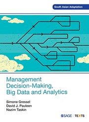 Cover of Management Decision-Making, Big Data and Analytics by Simone Gressel