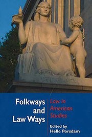 Front cover of Folkways and law ways by Helle Porsdam