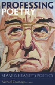 Cover of Professing poetry by Michael Cavanagh