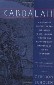 Cover of Kabballah by Gershon Scholem