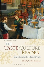 Front cover of The taste culture reader by Carolyn Korsmeyer