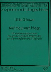 Front cover of Mit Haut und Haar by Ulrike Schowe