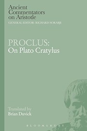 Cover of Proclus by Proclus