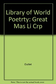 Front cover of Library of world poetry by William Cullen Bryant