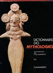 Front cover of Dictionnaire des mythologies et des religions des sociétés traditionnelleset du monde antique by Yves Bonnefoy